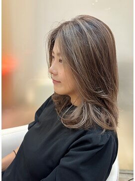 リップソウル(RIP SOUL) 《リップソウル》ハイライトカラー*ミディアムスタイル