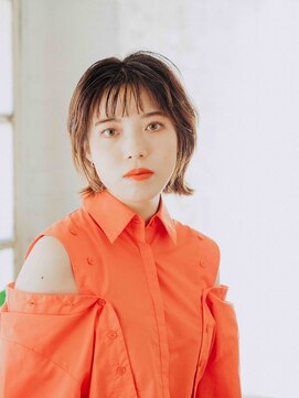 リュープリエ 笹塚(Lieu plie) 切りっぱなしレイヤーボブスタイル