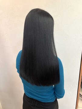 ファーレンピュア(FAHREN PURE) 髪質改善/ダークグレー/イルミナカラー/ロング/和光市