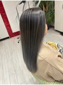 20代30代ダブルカラーブリーチ立体感グラデーション透明感