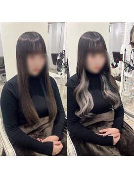 ハイエクステンション 京都駅前店(Hi-Extension) インナーシルバー ★ mao_151