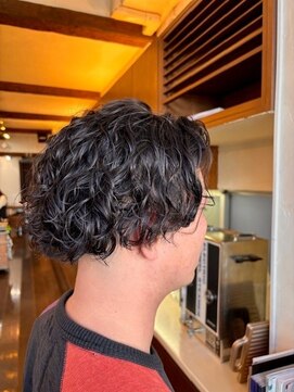 ヘアー デザイン ソレイユ 東久留米店(Hair Design SOLEIL) ミディアムスパイラルパーマ