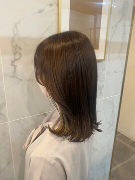 ジーナ 船橋(Zina) 髪質改善*ロングレイヤーグレーベージュ*美髪【Zina船橋】