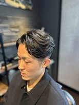 レオザバーバー(LEO the Barber) ニュアンスパーマセンターパート