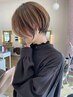 似合わせカット×脱白髪染めハイライト16000【佐賀/ショートヘア/白髪染め】