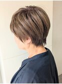 ホワイトグレージュデジタルパーマフェザーパーマ天王町HA54