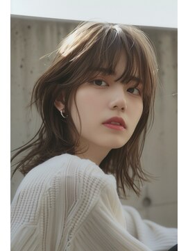 ラナ 新宿(lana) レイヤー/ミディアム/顔周り/【lana hair新宿】