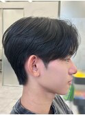 ショートセンターパート　【町田メンズカット】