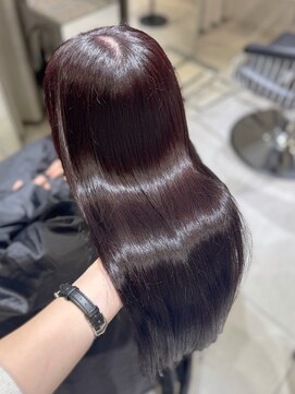 ユーフォリア 池袋東口駅前店(Euphoria) 【Euphoria/Miku】艶カラー/暖色カラー/トリートメント/韓国ヘア