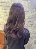 ラベンダーカラー冬カラーダブルカラー池袋美容室