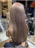 渋谷ダブルカラーミルクティーベージュヘーゼルベージュカラー