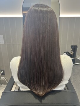 艶カラー、髪質改善トリートメント