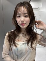 サンドイエナ 横浜店(sand yena)&nbsp;くびレイヤーボブルフネビージュ小顔ワンレンこなれミディ