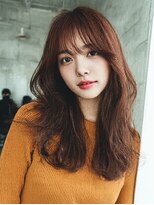 ダル 渋谷/表参道(DAL.)&nbsp;顔周りカットハッシュカットダークブラウンワンホンレイヤー韓国