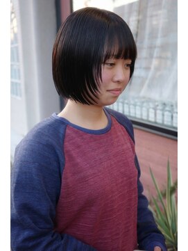 チャプター 問屋町(chapter) 髪質改善ミニボブパツっとボブ切りっぱなしボブヘイリーボブ