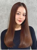 チョコベージュブラウン髪質改善プレミアムトリートメント
