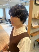 40代/ショート/ショートボブ/パーマ/鎌倉