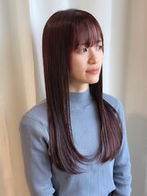 ベルフェミンイオンS.C&nbsp;透明感カラーでつくる上品ガーリーなロングスタイル