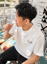 ユイマァルスロウ 倉敷(YUIMARLSLOW)&nbsp;倉敷メンズサロン20代30代刈り上げショートニュアンスパーマ