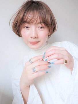アルバム 渋谷パルコ(ALBUM) ナチュラルショートスタイル_ローライトスリークボブ_27060