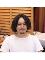 カイバーバーバイウッズ(Kai Barber by woods)&nbsp;men's cut perm