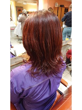 ネオリーブ コパン 鶴見店(Neolive copain) 顔色良くしてくれるワインレッド！