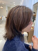 ヒアカアヴェダ 天神VIORO (Heaka AVEDA)&nbsp;ミディアムレイヤー【３０代/４０代/パーマ/カラー】Ｄ