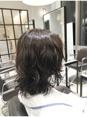 スタイリング楽ちん おしゃれなウルフボブパーマ