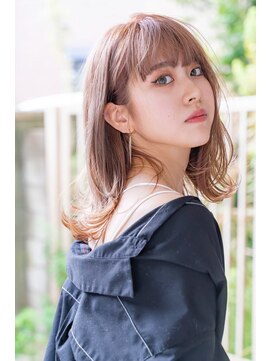 アルテ(ARTE) 【ARTE表参道/青山】モテ髪ミディアム×透明感カラー