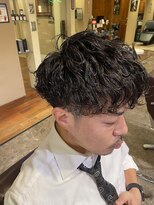 リットジェンツ 千葉(Lit Gents)&nbsp;ツーブロックショート×スパイラルパーマ【YUSUKE】
