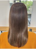 ツヤ髪ストレート