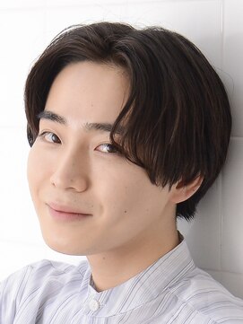 ロアー ヘアー リンク 葛西駅前店(RAWR hair link) 【RAWR】メンズ_ナチュラルセンターパート