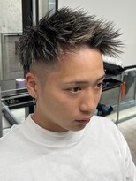 イーラ(era)&nbsp;金メッシュジェットモヒカン束感短髪刈り上げ