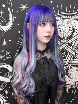 エルシャドール(EL-SHADDOLL) ユニコーンカラー　派手髪　ハイトーン　エクステ