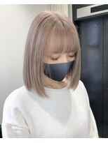 ロイオブジゼル(roi of GiseL)&nbsp;【GiseL】ミルクティーカラー/ブリーチ/髪質改善/ダブルカラー