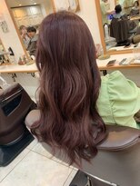 ラフューネ ヨコハマ(Raffune Yokohama) ピンクチョコレートブラウンロング