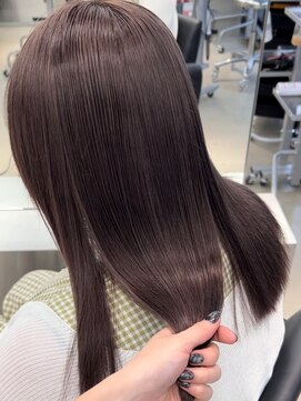 ペレ 栄店(PELE) 前髪/マチルダボブ/ピンクベージュ/インナーグレージュ/栄