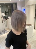 ホワイトベージュ ブリーチ2回~