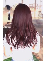 ヘアーサロン カヴィエ(hair salon covie)&nbsp;ロングスタイルのピンクヴァイオレット