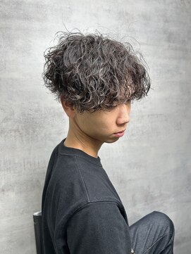 ネクスト 静岡店(NEXT) MEN'S HAIR/ダークアッシュ/ニュアンスパーマ/韓国マッシュ