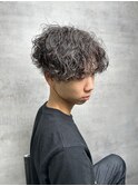MEN'S HAIR/ダークアッシュ/ニュアンスパーマ/韓国マッシュ