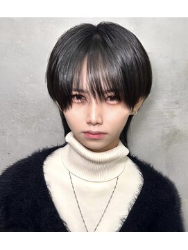 ケアウメダ(CARE UMEDA) 【CARE UMEDA】シースルーマッシュウルフ 中尾