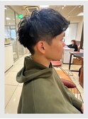 メンズ おしゃれな大人のメンズパーマ ツーブロック フェード