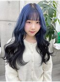 【LINOET名古屋】手島カミラ ブルー×ブラック