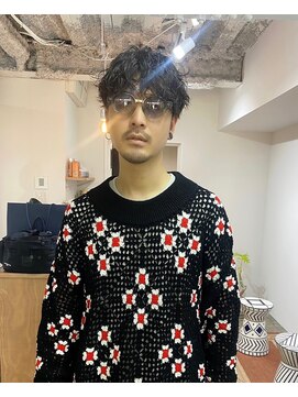 アル 心斎橋(alu) シャドウパーマ/波巻きツイストスパイラル/メンズカット