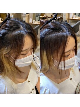 ヘアモイジャ(Hair Moija) 髪質改善前髪ストレート