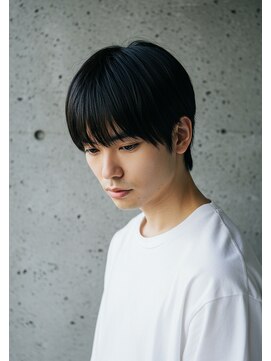 キャンバス バイ ネオリーブ 横浜西口(Canvas by neo.) ニュアンスパーマ　韓国マッシュ　ブルーブラック