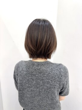 サンド 大阪梅田(sand) 似合わせカット韓国ボブくびレイヤーメルティカラー大阪