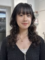 ロンドアンメゾン 原宿(Lond un Maison.)&nbsp;オリーブグレー/韓国風巻き/レイヤーカット/マロンベージュ/原宿