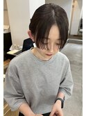ショート/顔まわりカット/透明感カラー